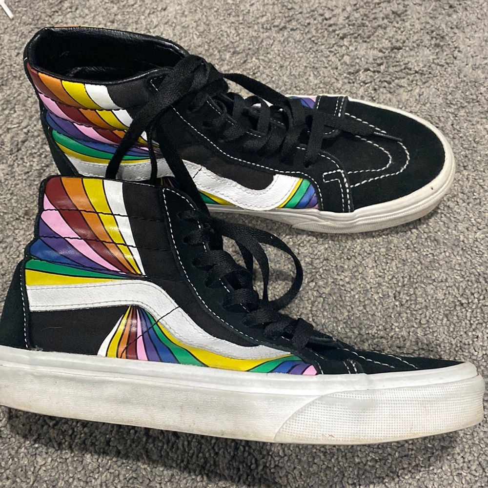 Colorful High Top Vans